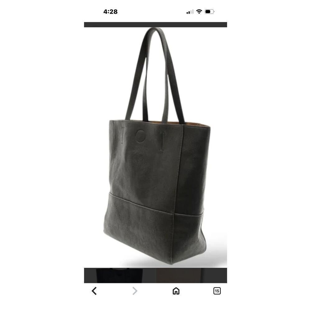 Joy Susan Vegan Leather Purse Brown “Leather” with change purse